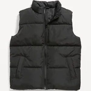 Used Gender-Neutral Water-Resistant Frost-Free Puffer Vest for Kids XL 14-16
